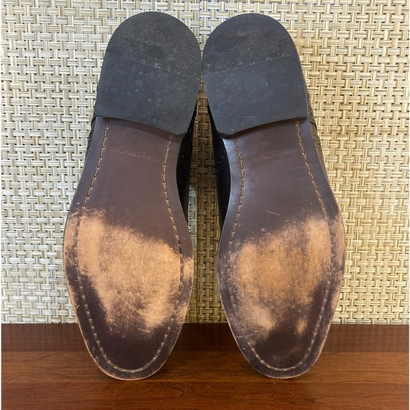 🌟HP🌟Nunn Bush Black Leather Nelson Wingtip Dress Casual Oxford 10M - Picture 11 of 13